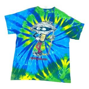 Vintage Tie-Dye Colortone T-Shirt M Daytona Beach FL The Oyster Pub Graphic Tee